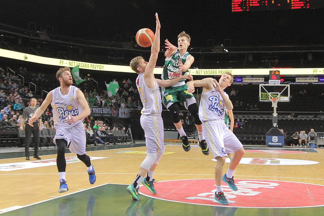 LKL ketvirtfinalis: „Žalgiris“ – „Pieno žvaigždės“