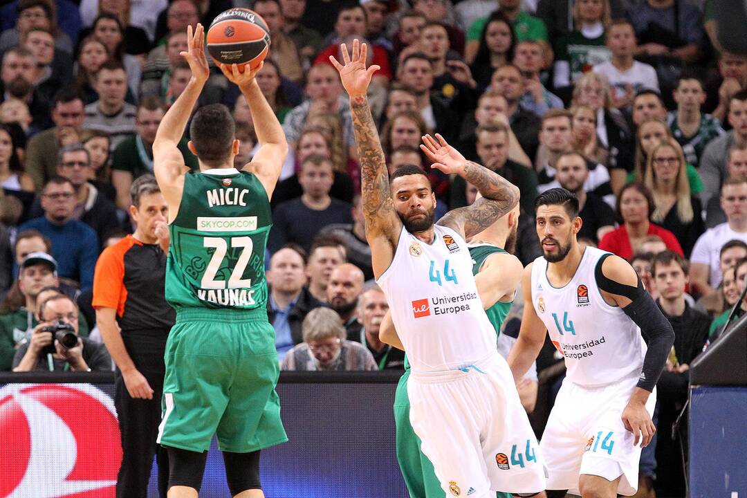 Eurolyga: „Žalgiris“ – „Real“ 66:87