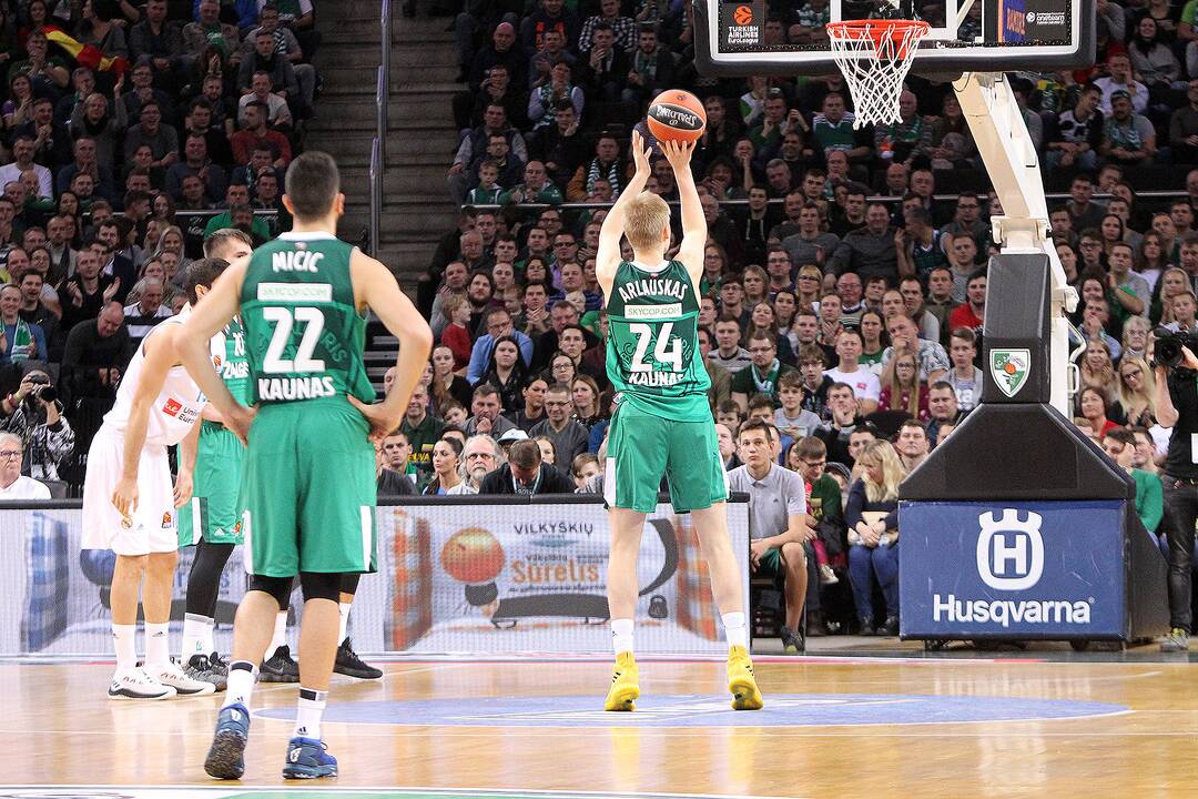 Eurolyga: „Žalgiris“ – „Real“ 66:87