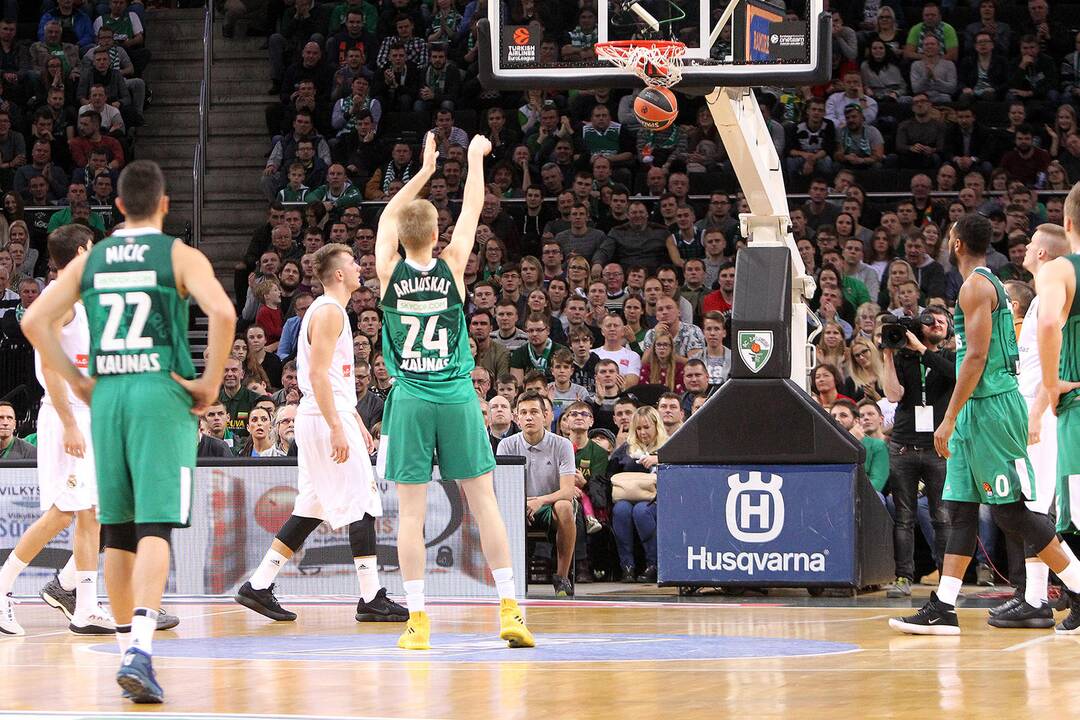 Eurolyga: „Žalgiris“ – „Real“ 66:87