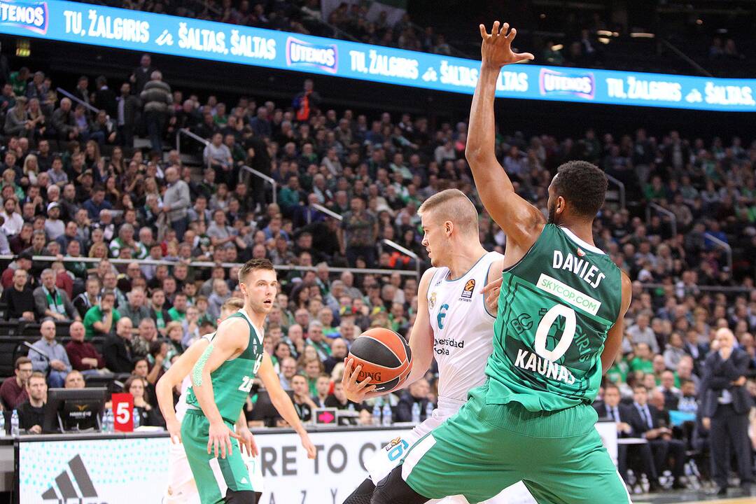 Eurolyga: „Žalgiris“ – „Real“ 66:87