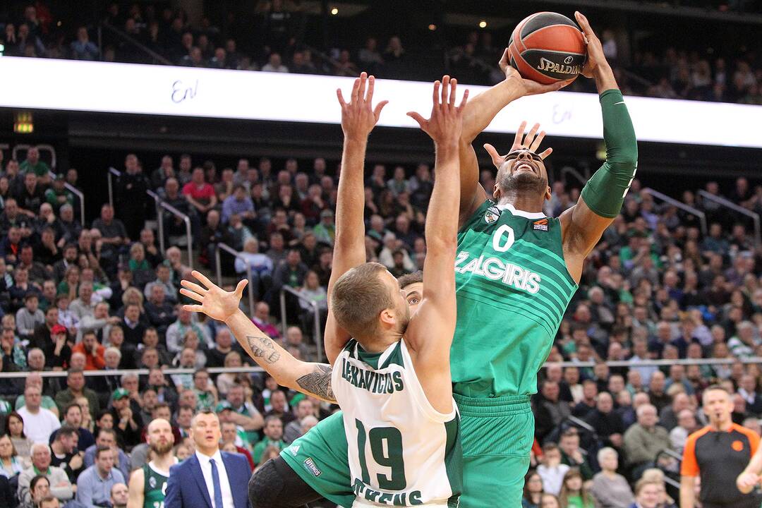 Eurolyga: „Žalgiris“ – „Panathinaikos“ 80:74