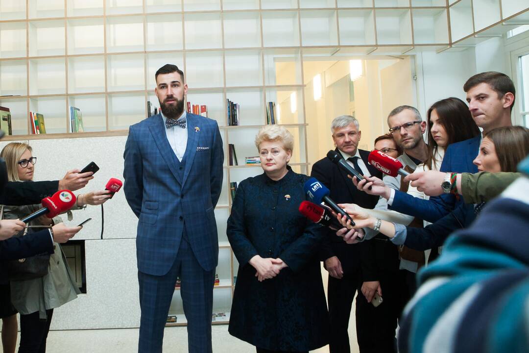 J. Valančiūnui – „Už saugią Lietuvą“ ambasadoriaus ženklelis 