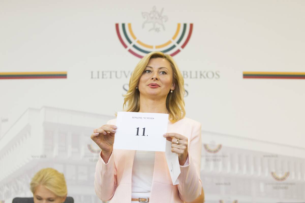 Ištraukti partijų numeriai