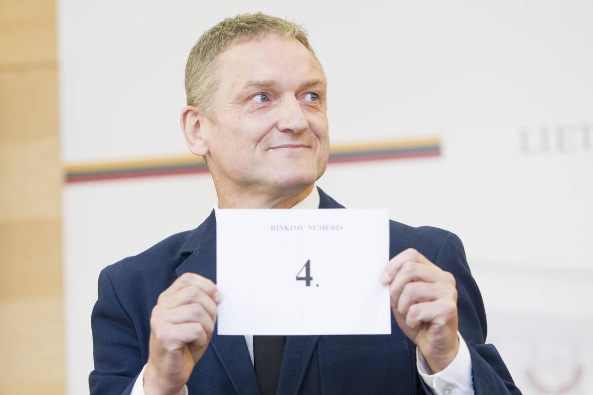 Ištraukti partijų numeriai