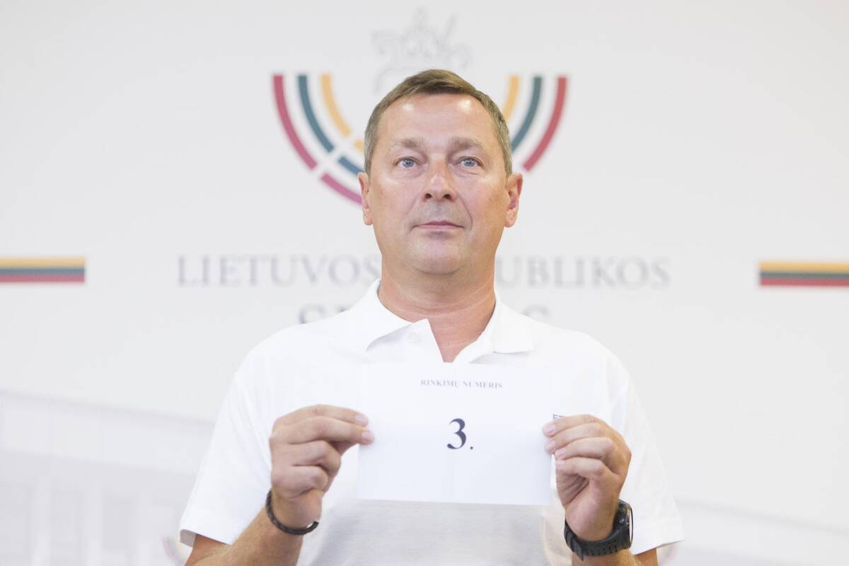 Ištraukti partijų numeriai