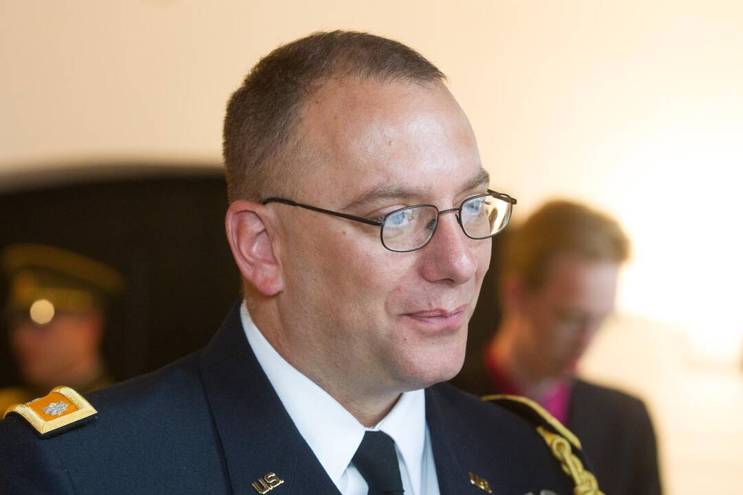 JAV gynybos atašė pasikeitimo ceremonija