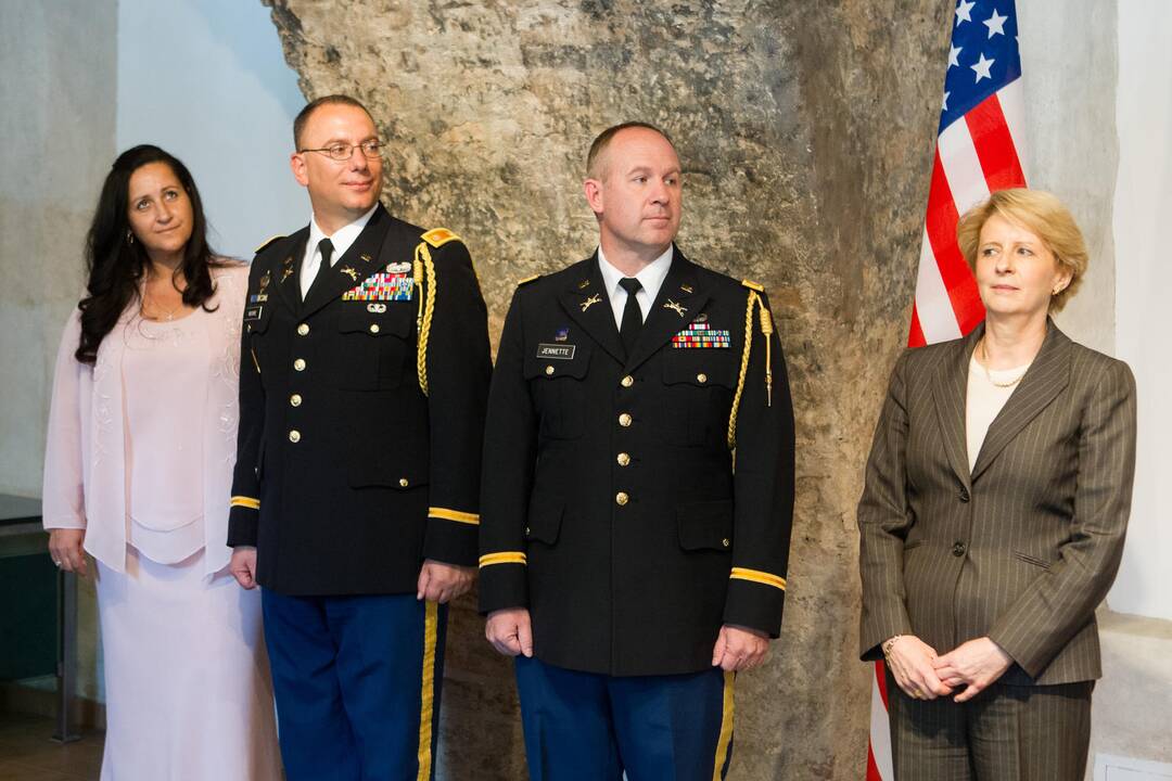 JAV gynybos atašė pasikeitimo ceremonija