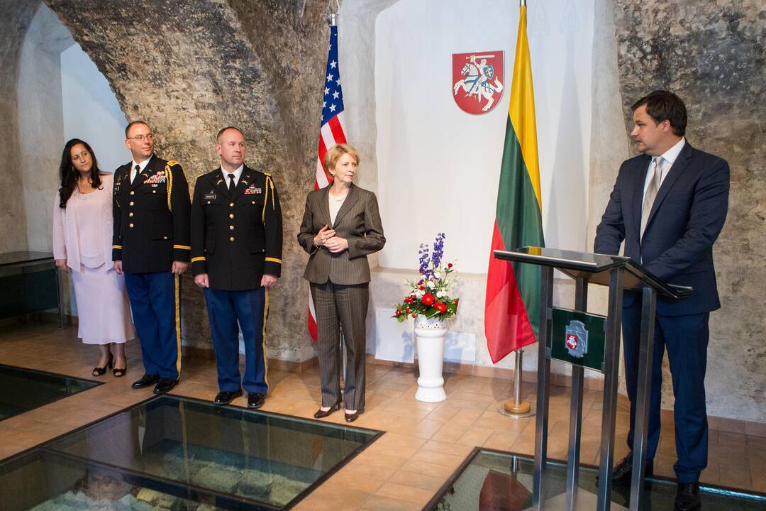 JAV gynybos atašė pasikeitimo ceremonija