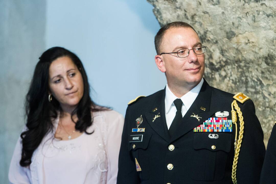 JAV gynybos atašė pasikeitimo ceremonija