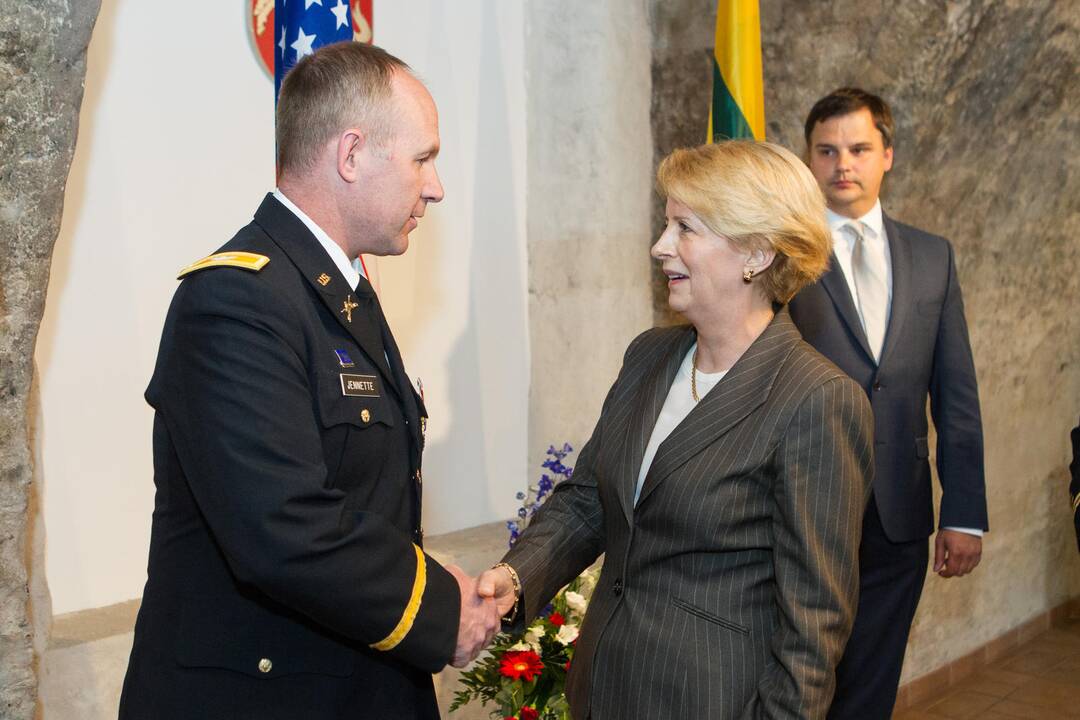 JAV gynybos atašė pasikeitimo ceremonija