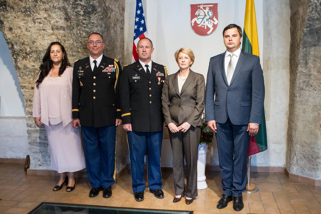 JAV gynybos atašė pasikeitimo ceremonija