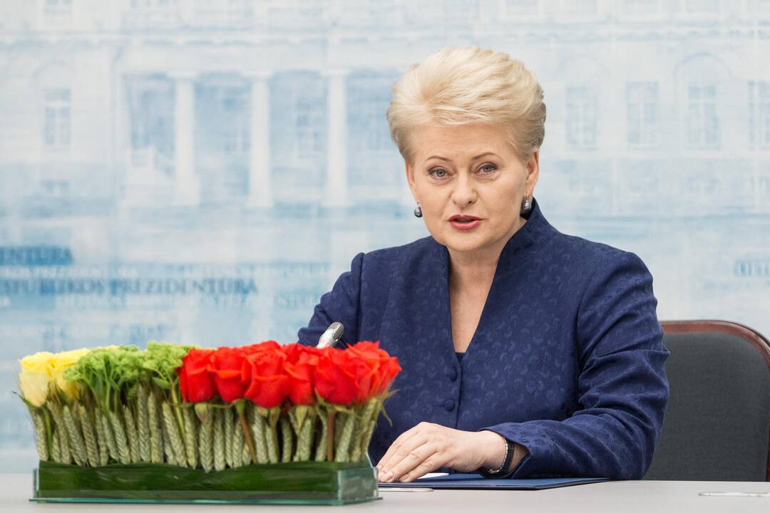 Prezidentės spaudos konferencija