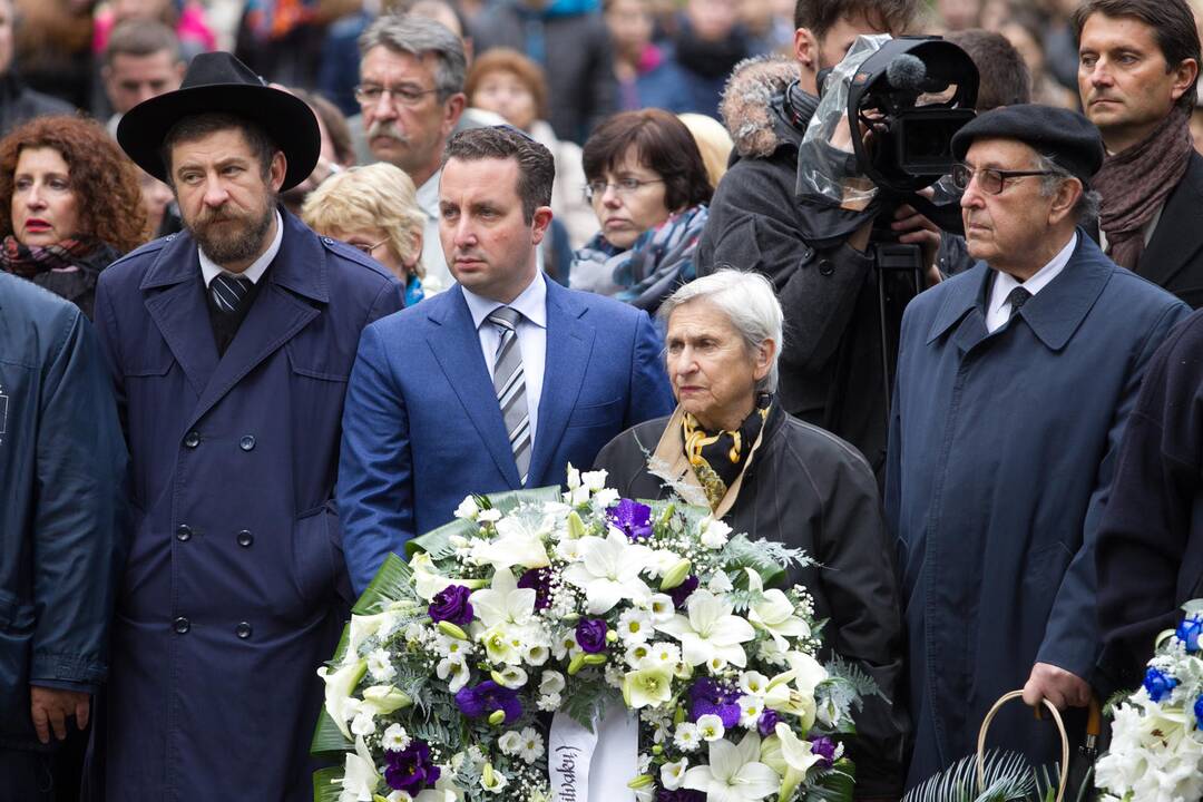 Panerių memoriale pagerbtos holokausto aukos