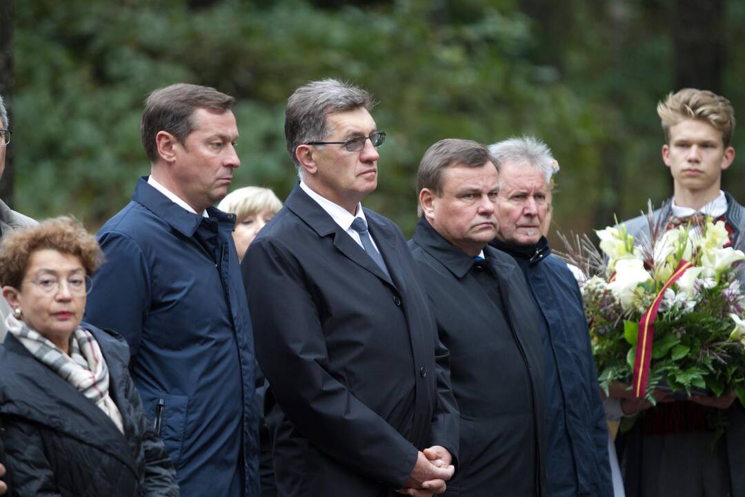 Panerių memoriale pagerbtos holokausto aukos