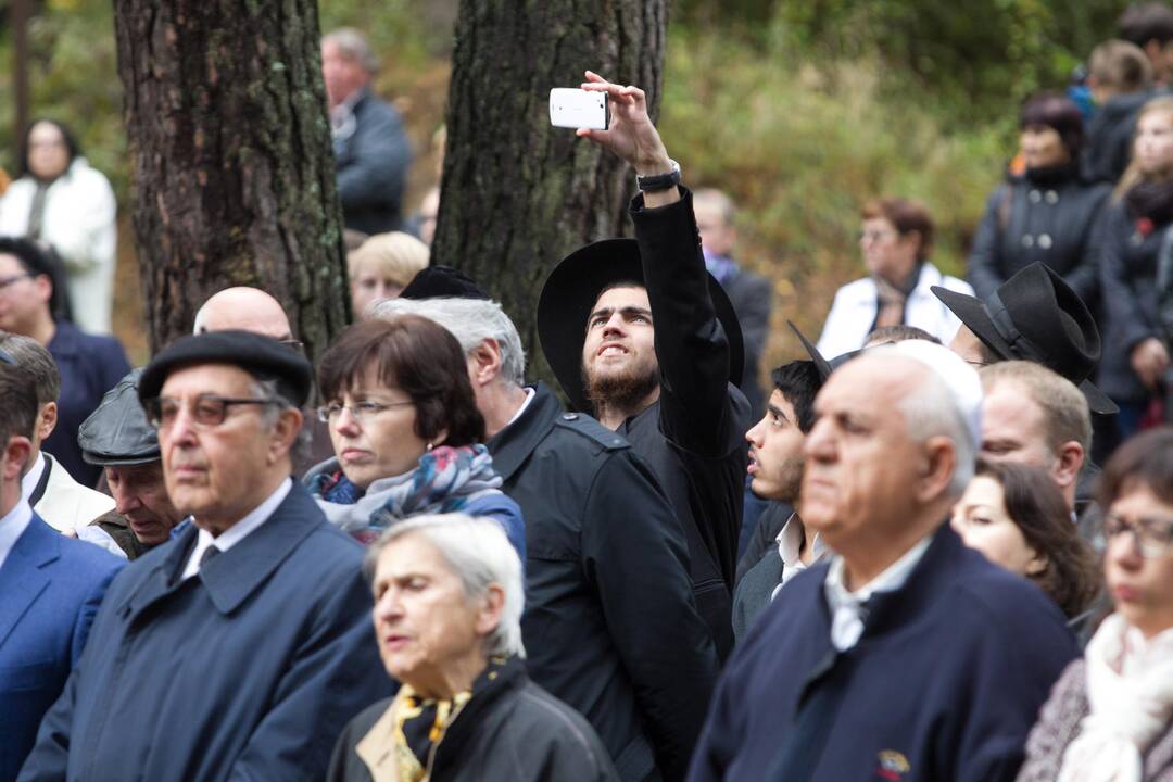 Panerių memoriale pagerbtos holokausto aukos