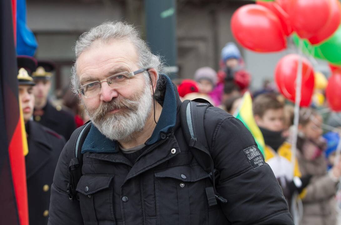 Sostinėje suplevėsavo trijų Baltijos valstybių vėliavos