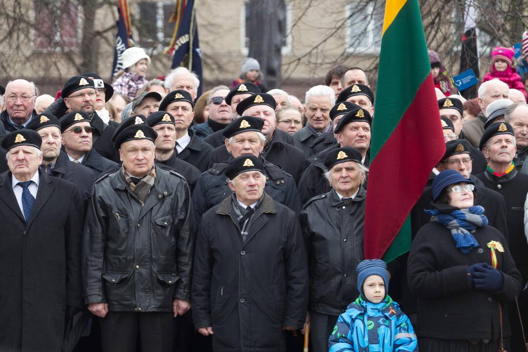 Sostinėje suplevėsavo trijų Baltijos valstybių vėliavos
