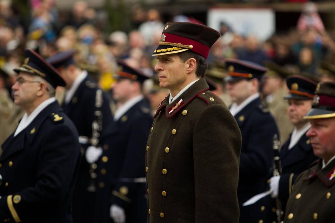 Sostinėje suplevėsavo trijų Baltijos valstybių vėliavos
