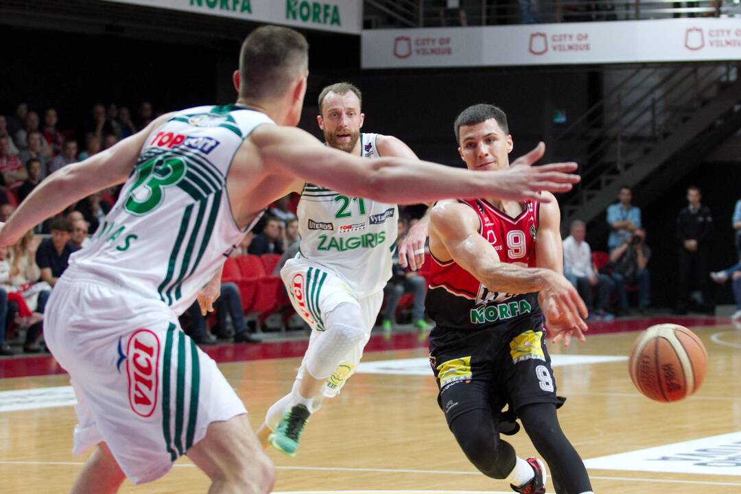 LKL kovos: „Lietuvos rytas“ - „Žalgiris“ 62:78
