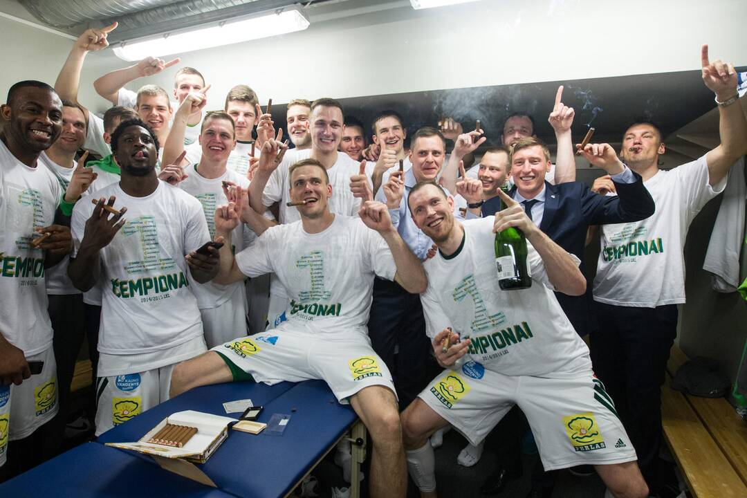 „Žalgiris“ vėl triumfavo LKL čempionate 