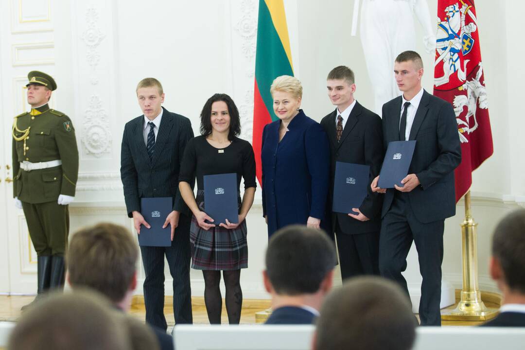 Sportininkų apdovanojimai Prezidentūroje