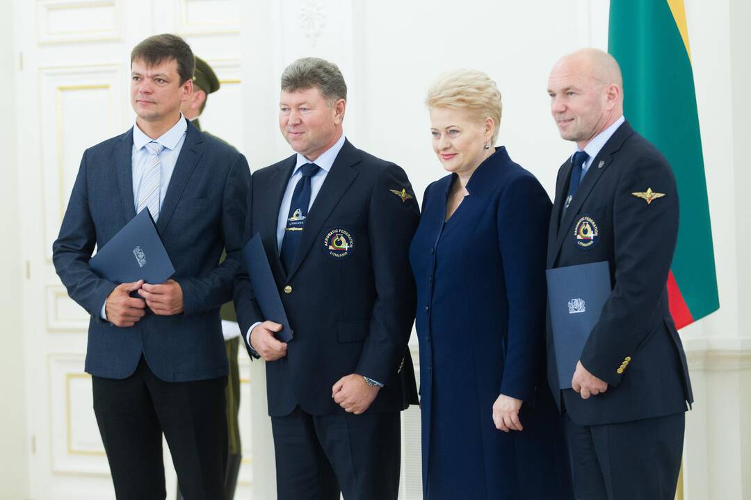 Sportininkų apdovanojimai Prezidentūroje