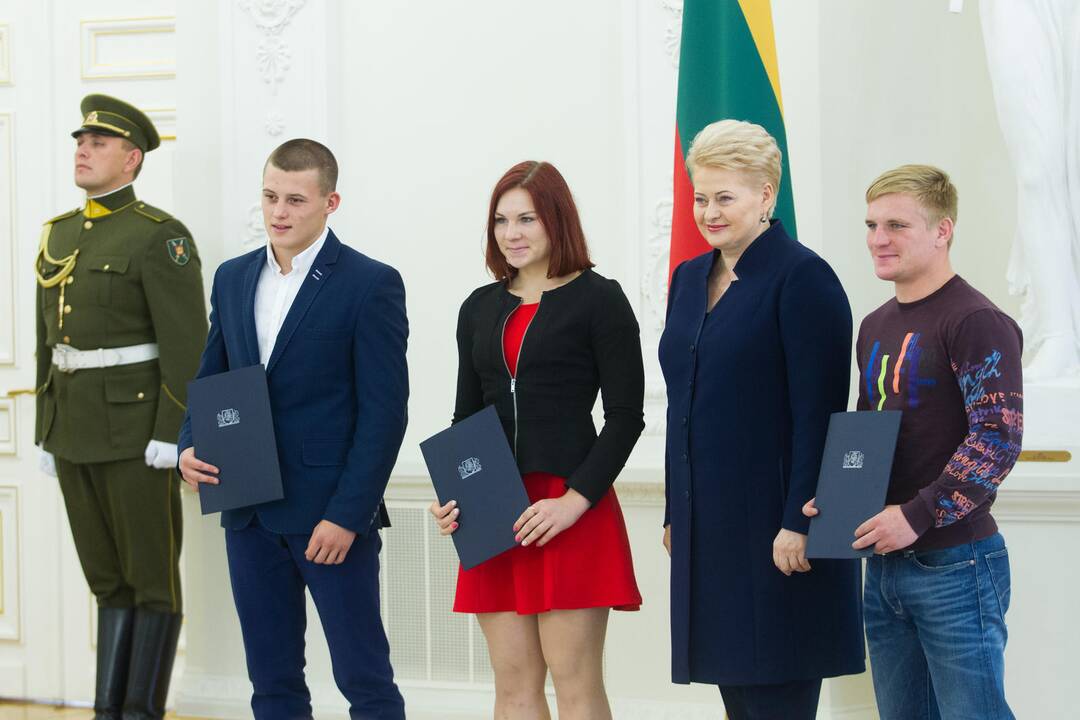 Sportininkų apdovanojimai Prezidentūroje