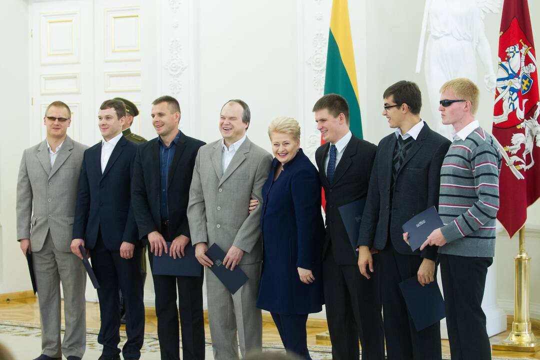 Sportininkų apdovanojimai Prezidentūroje