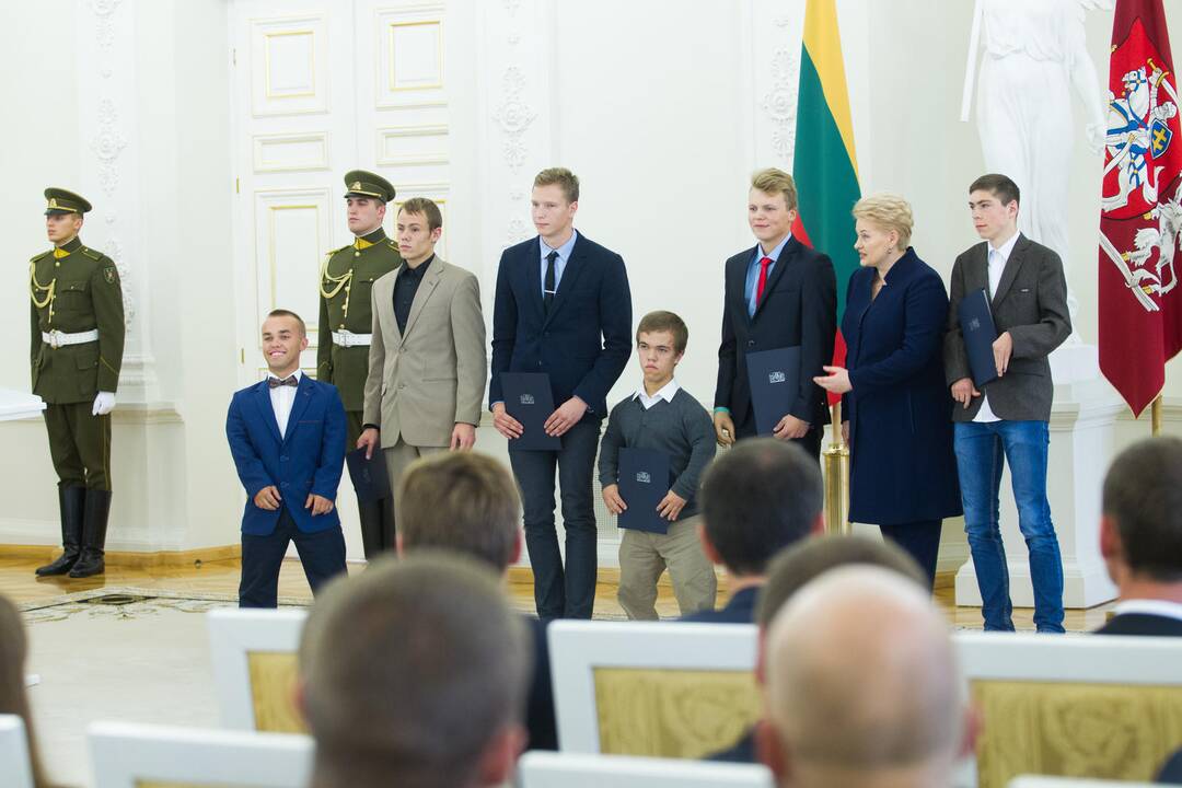 Sportininkų apdovanojimai Prezidentūroje