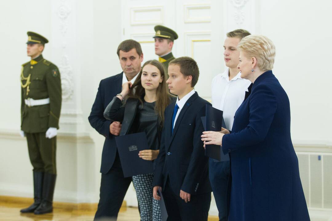 Sportininkų apdovanojimai Prezidentūroje