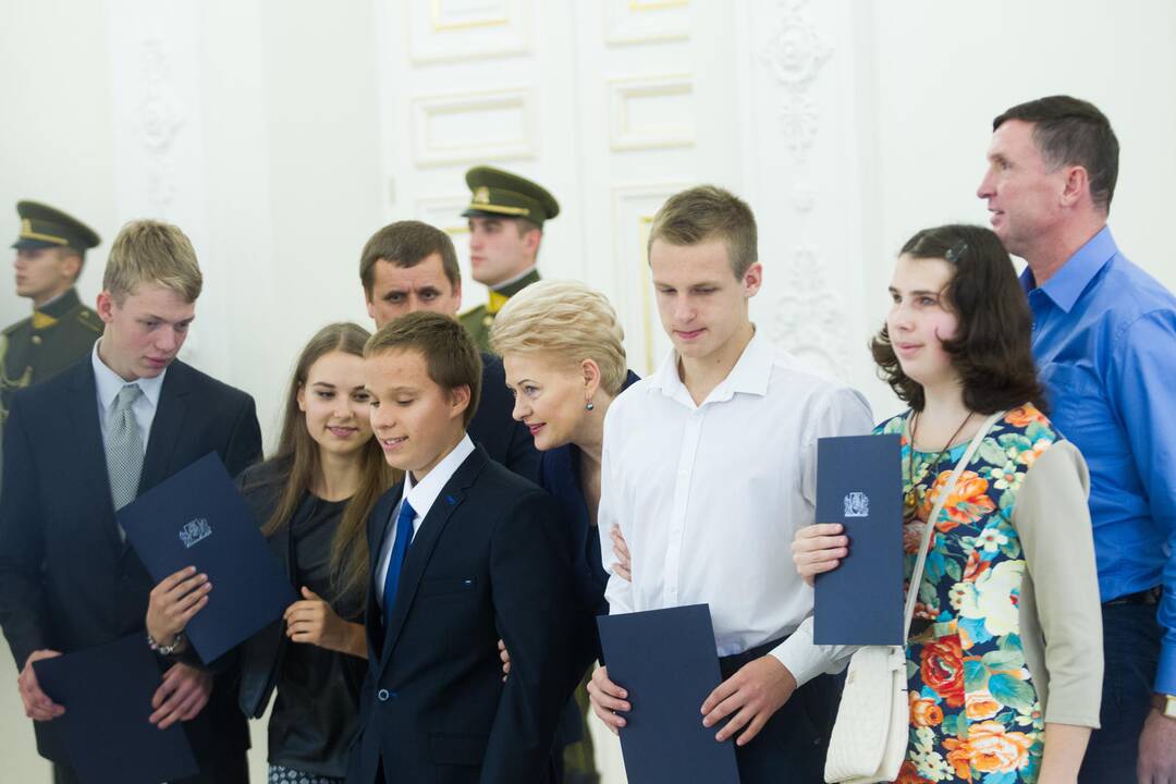 Sportininkų apdovanojimai Prezidentūroje