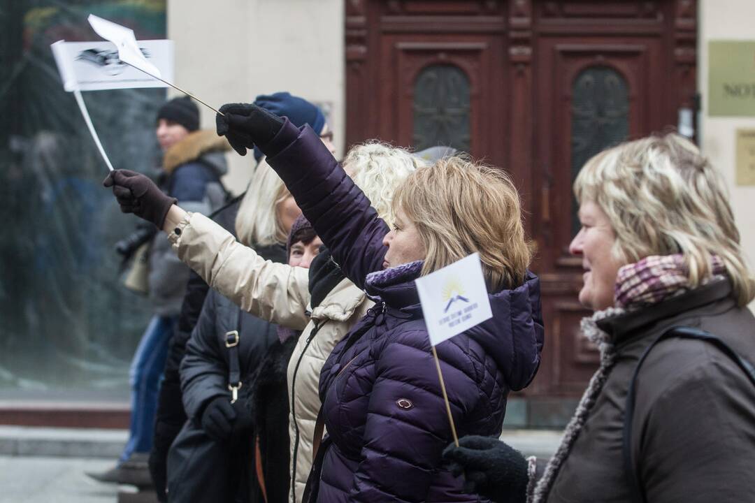 Mokytojų mitingas Vilniuje