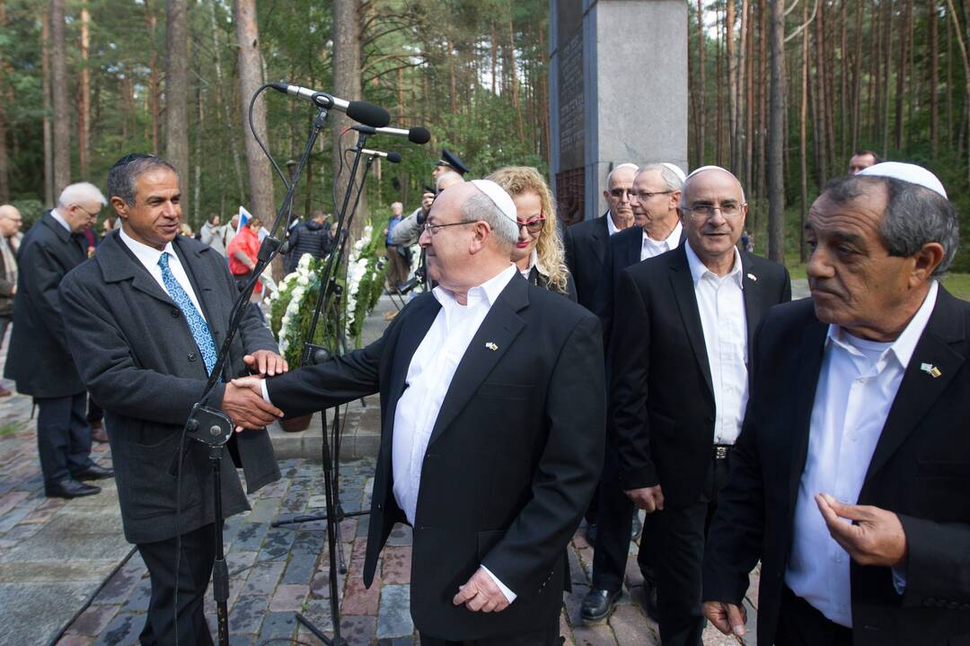 Vilniuje pagerbtos Lietuvos žydų genocido aukos