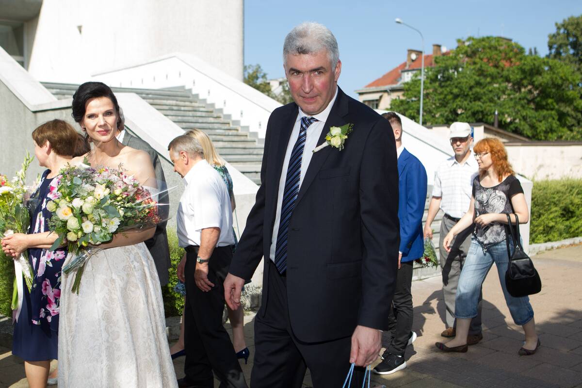 Politikos apžvalgininkas M. Laurinavičius vedė savo išrinktąją