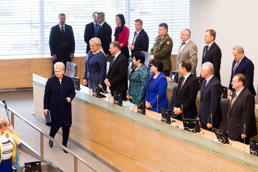 Prezidentė skaitė metinį pranešimą