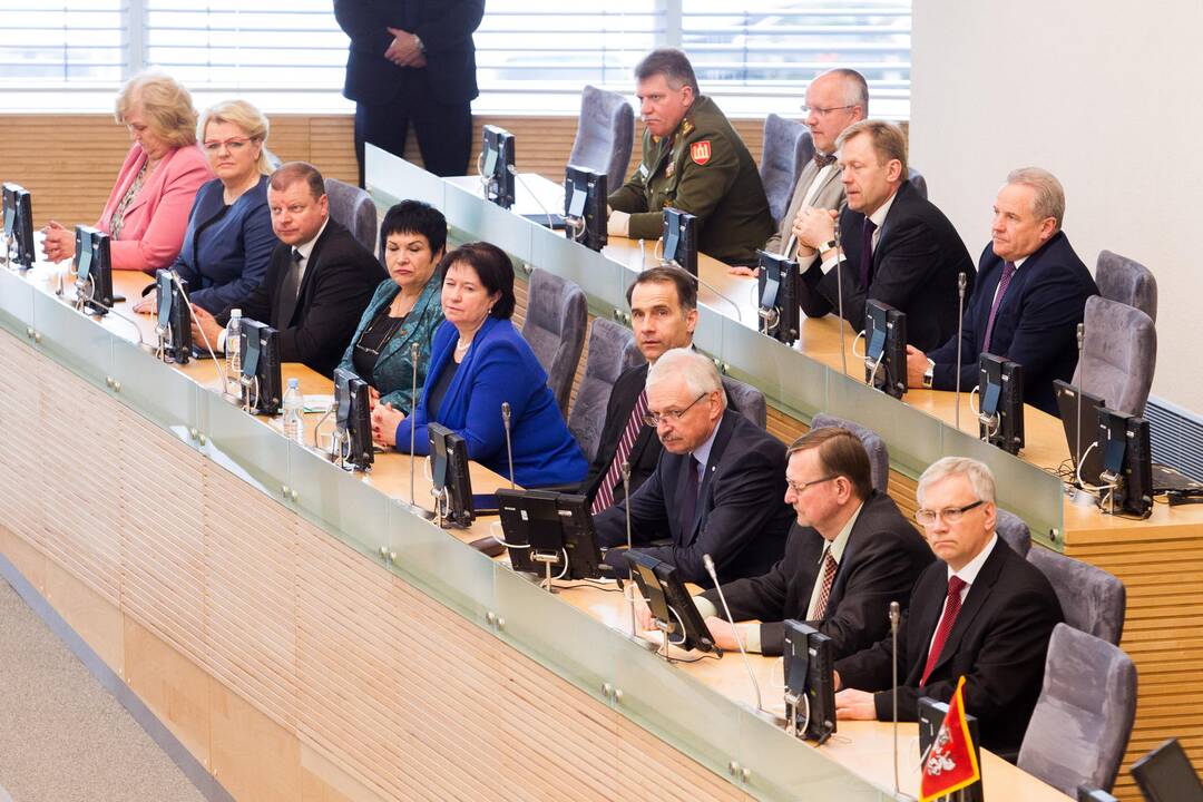 Prezidentė skaitė metinį pranešimą