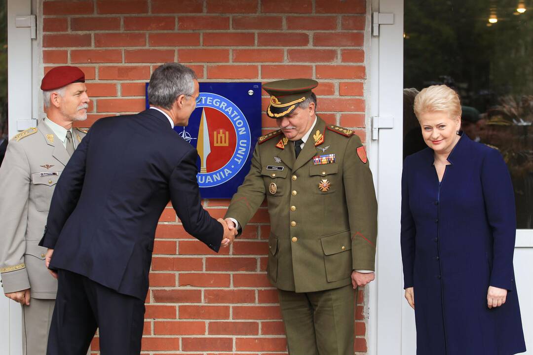 NATO štabo atidarymo ceremonija