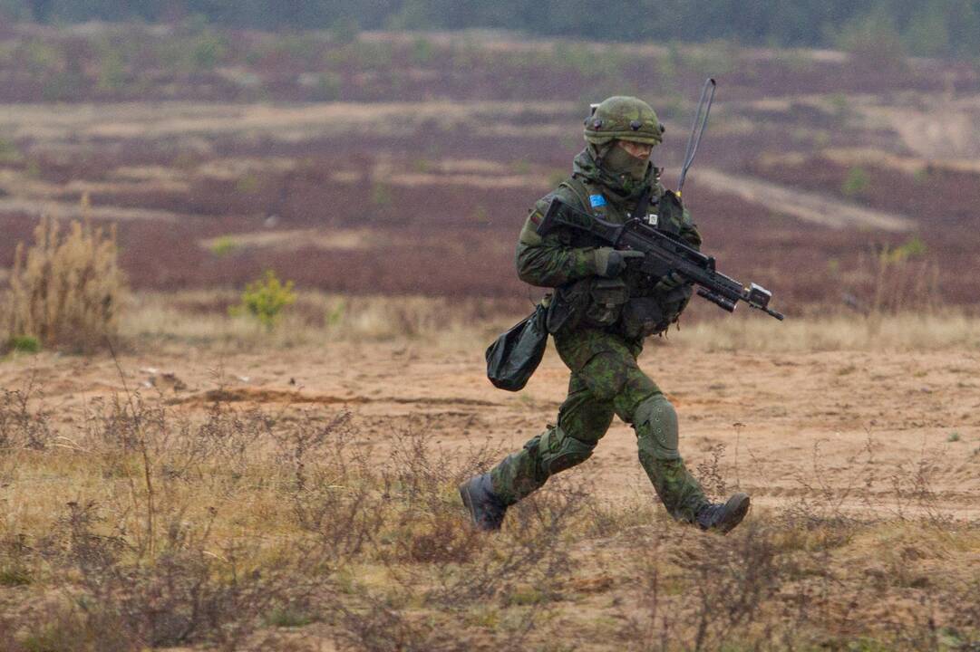 Prezidentė stebėjo NATO pratybas Pabradėje