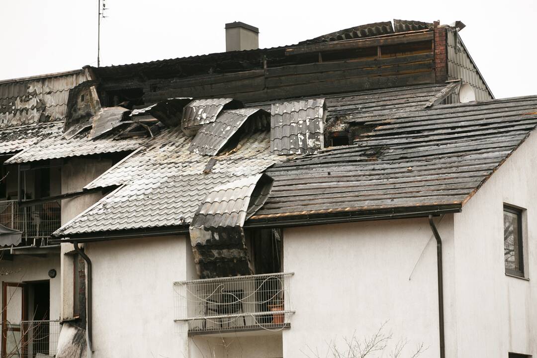 Gaisras Lampėdžiuose