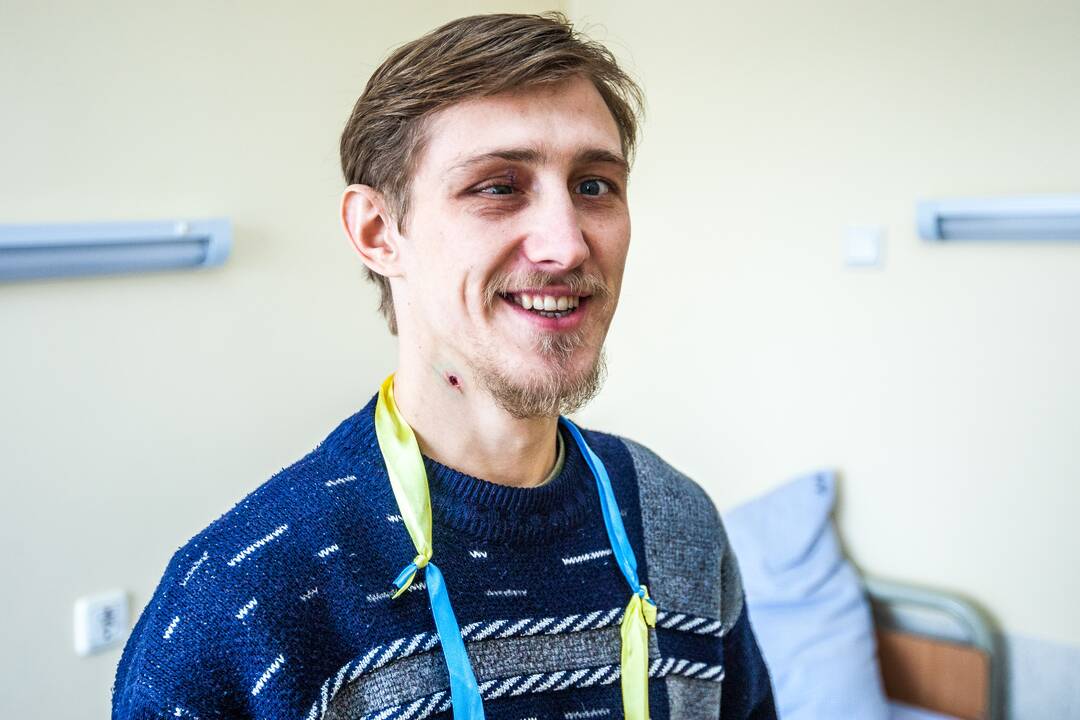 Kauno klinikose gydomas Kijeve sužalotas ukrainietis