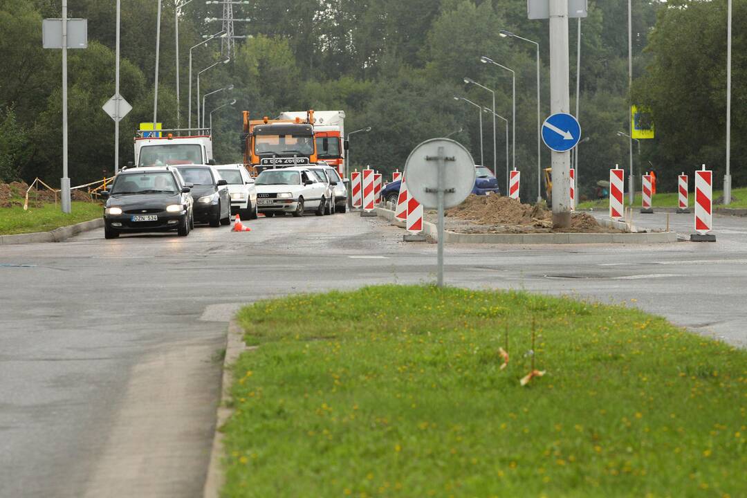 Šiaurės pr. įkalnės remontas