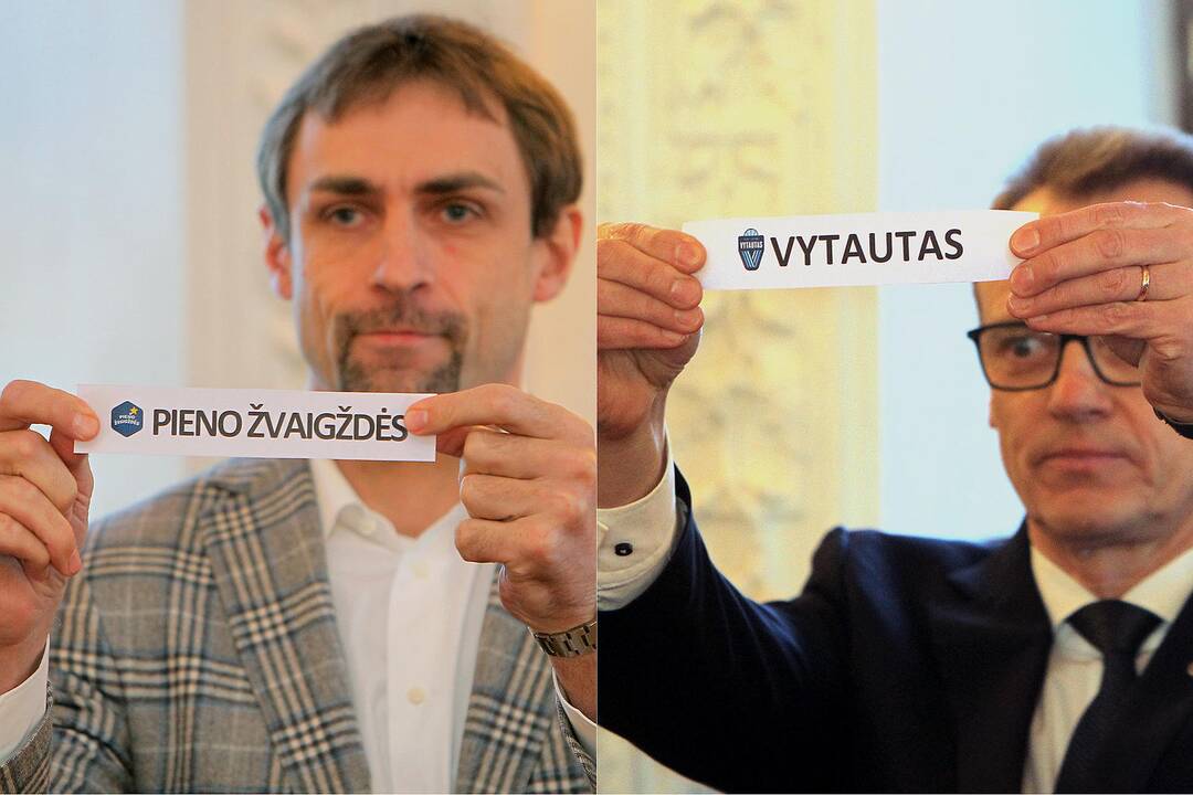 Karaliaus Mindaugo taurės burtų traukimas
