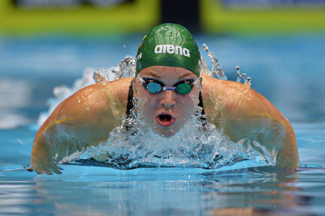 Plaukimo čempionate Danijoje R. Meilutytė laimėjo du aukso ir vieną sidabro medalį