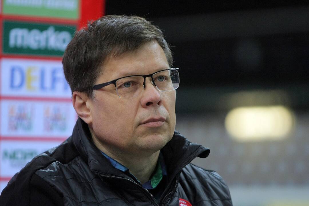 Spaudos konferencija ant „Žalgirio“ arenos ledo