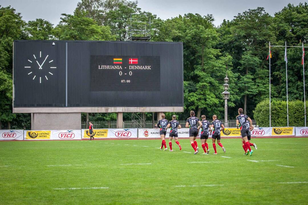Mažasis regbis Lietuva - Danija