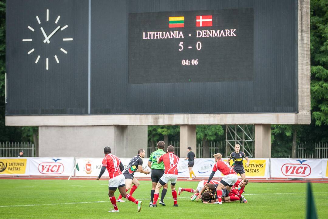 Mažasis regbis Lietuva - Danija