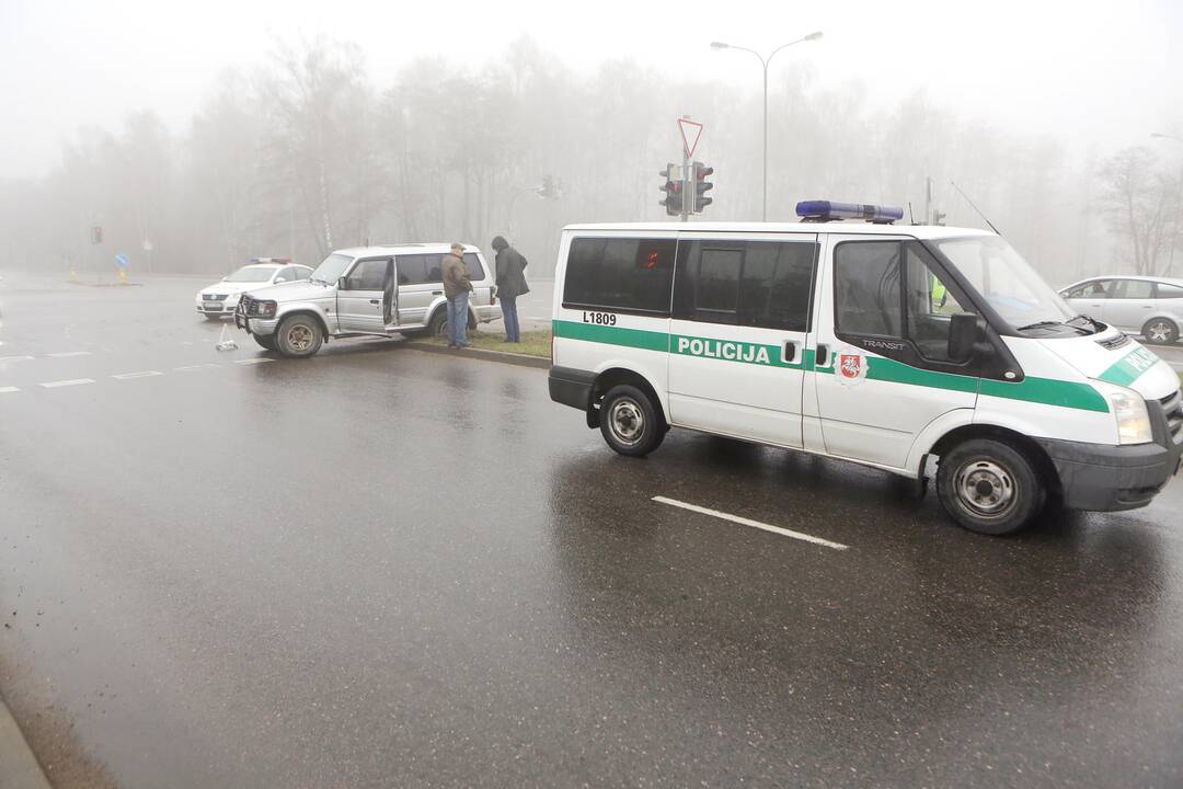 Avarija Lideikio ir Herkaus Manto gatvių sankryžoje