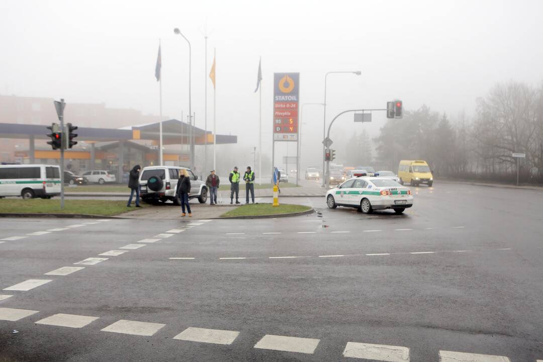 Avarija Lideikio ir Herkaus Manto gatvių sankryžoje