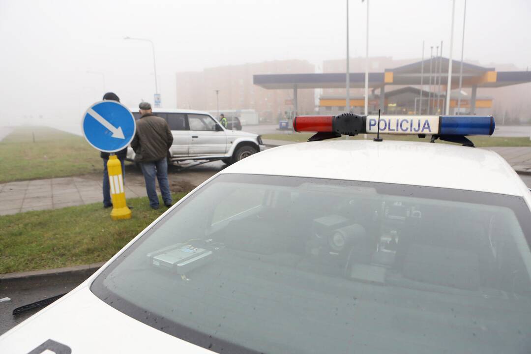 Avarija Lideikio ir Herkaus Manto gatvių sankryžoje